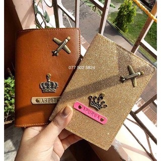 Ví đựng hộ chiếu, bao da passport khắc tên