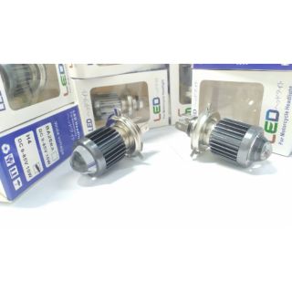 Đèn pha led chân h4 cos vàng pha trắng vàng