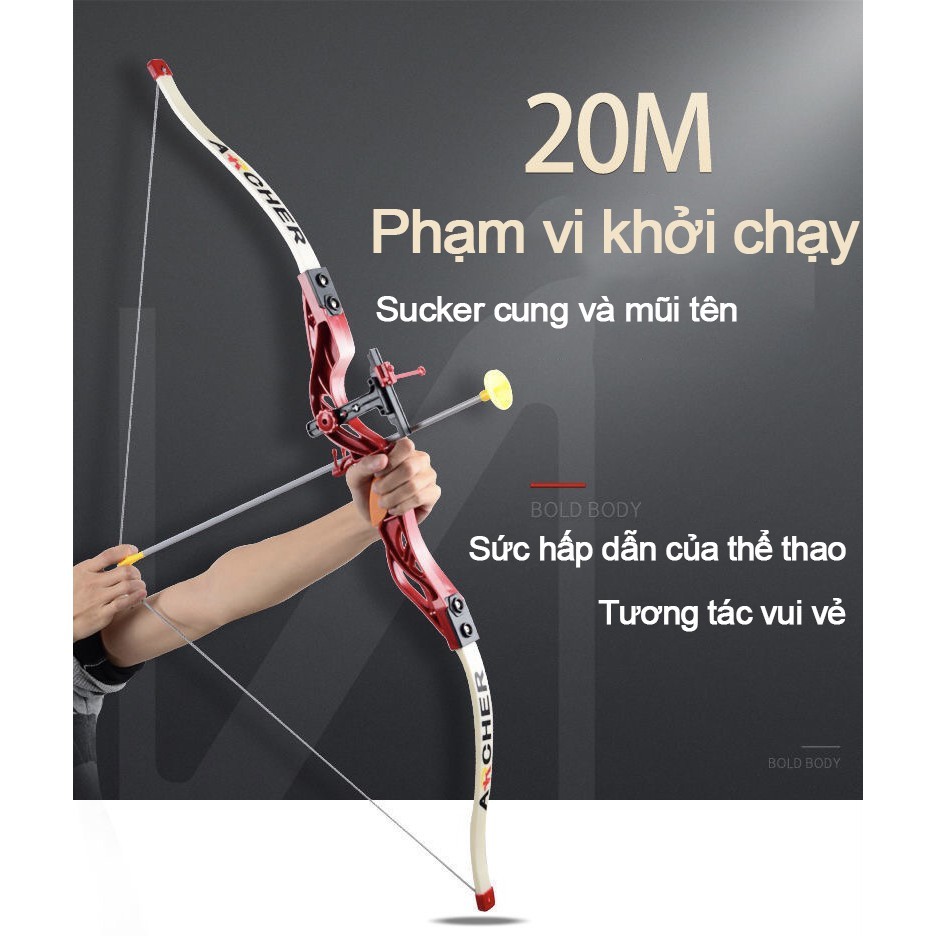 Bắn cung đồ chơi Cung tên phù hợp với các môn thể thao ngoài trời lớn