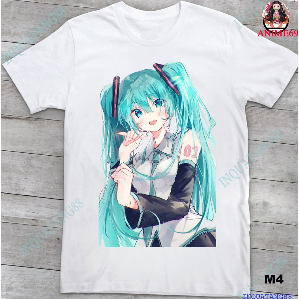 áo thu nam nữ- Hatsune Miku