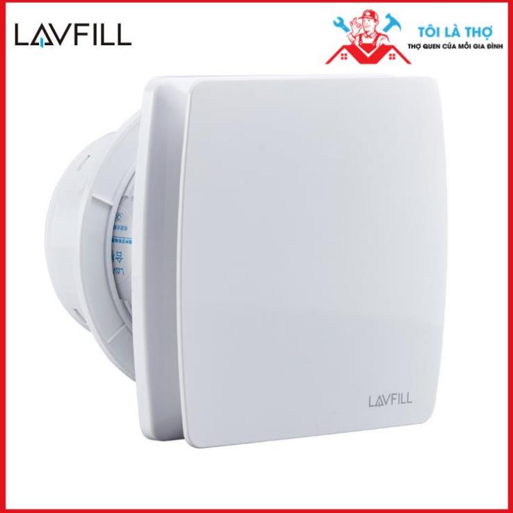 Quạt thông gió 1 chiều gắn tường mặt phẳng LAVFILL LFWW-09Q, LFWW-13Q