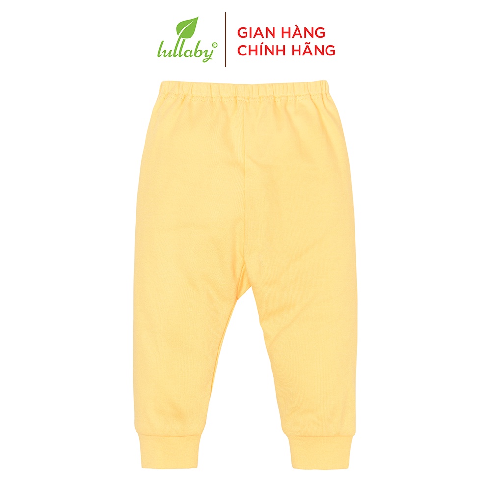 LULLABY Quần dài đáp đũng bo gấu bé gái NH674P