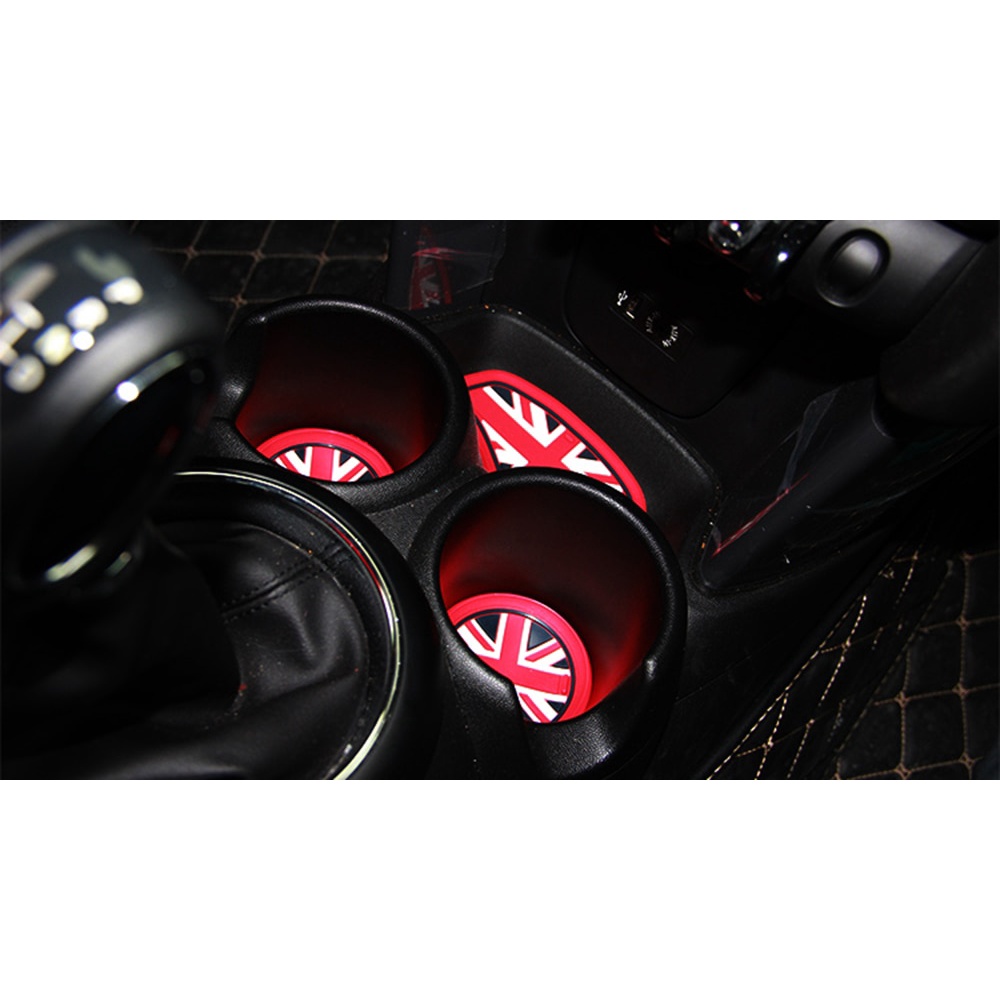 Set 3 Miếng Lót Cốc Cà Phê/ Đồ Dùng Chống Trượt Tiện Dụng Cho Xe Hơi Mini Cooper Clubman F55 F56