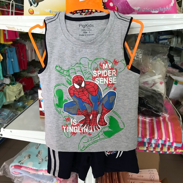 Bộ ba lỗ siêu nhân người nhện Pigkids