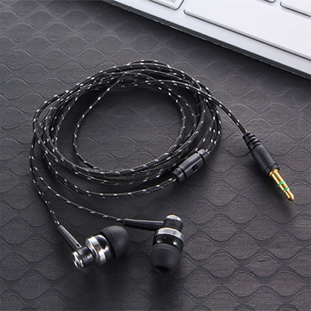 MAYSHOW Universal In-Ear Earphone Bass Stereo 3.5mm Earbuds Portable Wired Earpiece Mobile Phone HiFi Headphone