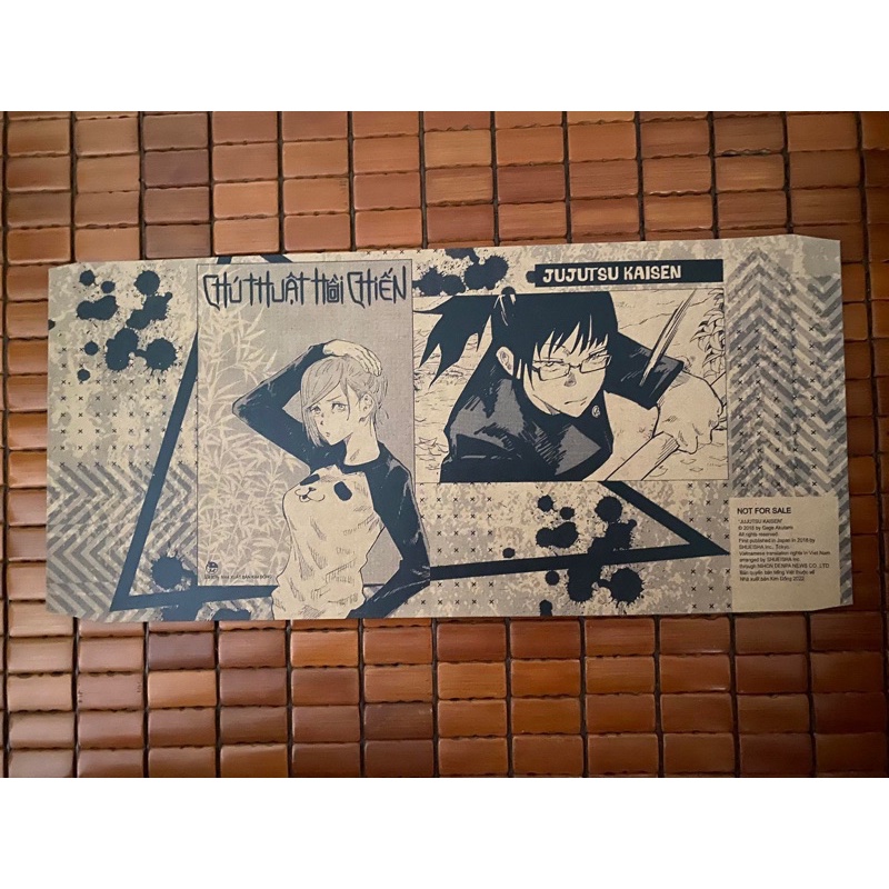 BÌA GIẤY CHÚ THUẬT HỒI CHIẾN LIMIT KRAF CÓ LOGO