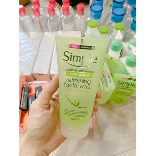 Sữa rửa mặt Simple Refreshing Facial Wash Gel 150ml