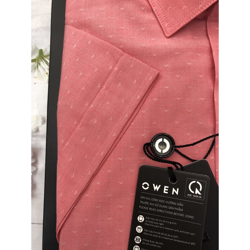 ÁO SƠ MI CỘC TAY OWEN MỚI NHẤT AS90011