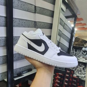 Giày JORDAN 1 Panda màu trắng đen cổ thấp, Giay Sneaker JD1 Low hot trend,chạy bộ,tập gym,đi học full box bill