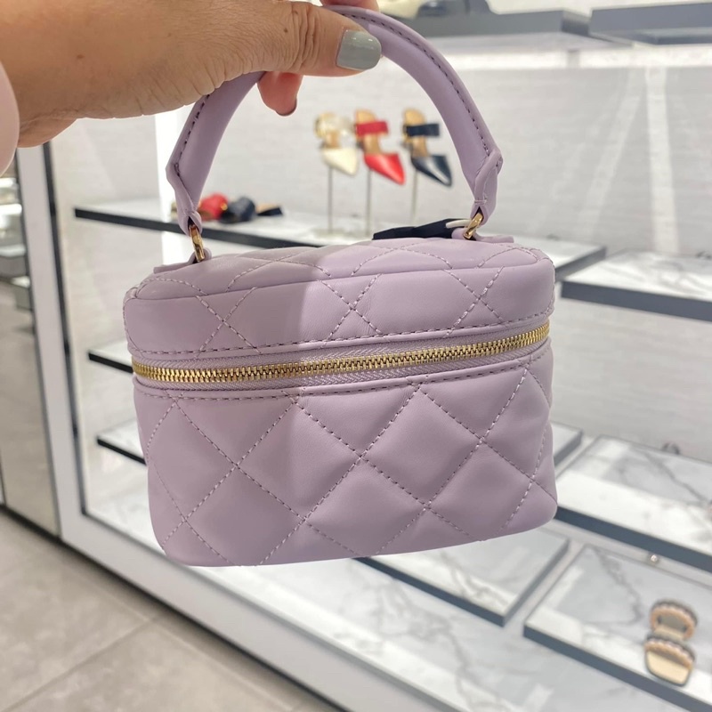 Túi cnk cặp lồng ô trám mini mài tím