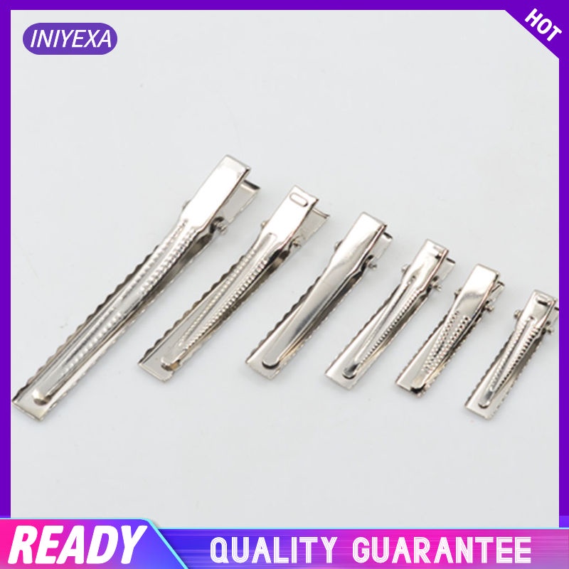 Set 50 Kẹp Tóc Mỏ Vịt Bằng Kim Loại DIY