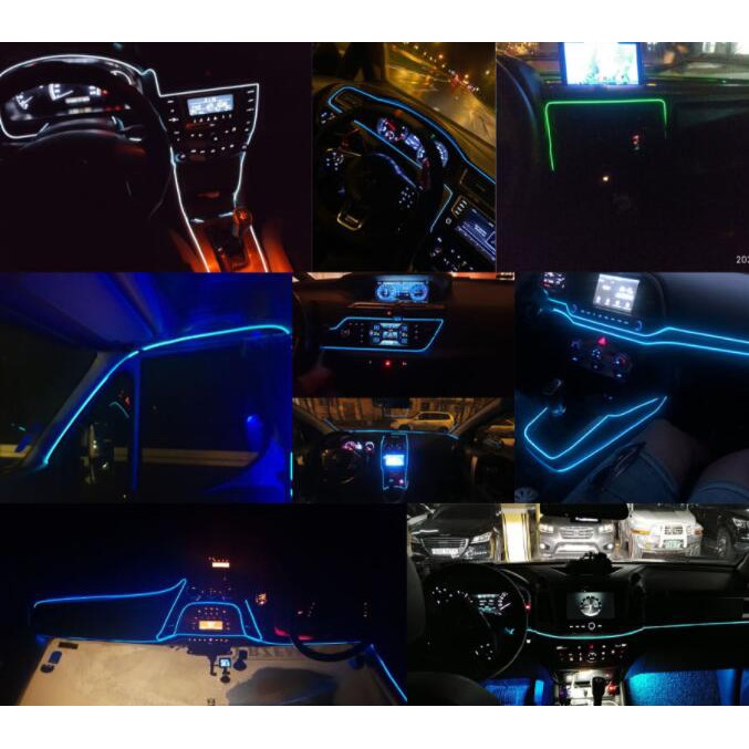 Dây đèn LED neon Kevanly trang trí nội thất xe ô tô tiện lợi
