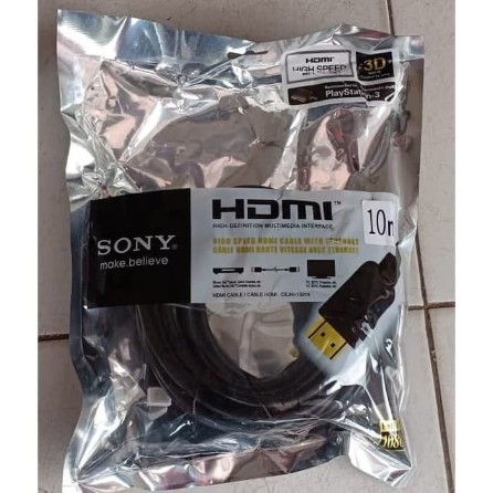 Dây Cáp Chuyển Đổi 10m Hdmi 1.4v Hdmi Sony 10 M Gold 3d