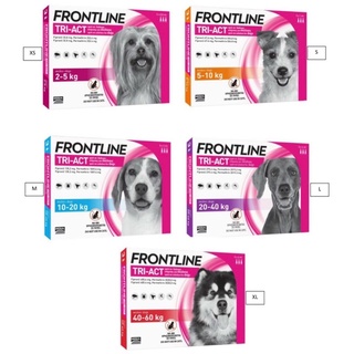FRONTLINE TRIACT diệt ve rận, ruồi muỗi (chó từ 5-10kg, 1 hộp x 3 tuýp)