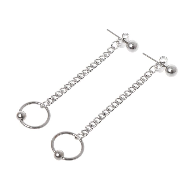 Set 14 khuyên tai thép không gỉ phong cách hip hop thời trang Hàn Quốc cho nam và nữ