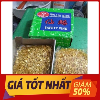 1000 kim tây nhỏ vàng/ kim băng nhỏ mạ vàng,ghim cài áo rẻ nhất thị trường phụ kiện quần áo