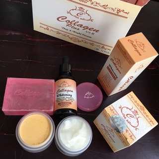 Combo serum và Bộ kem colagen Plus Vit e