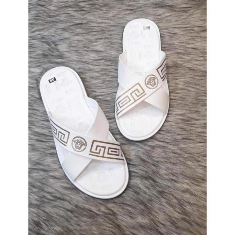 DÉP NAM THÁI LAN VERSACE TRẮNG ĐEN TL 2021