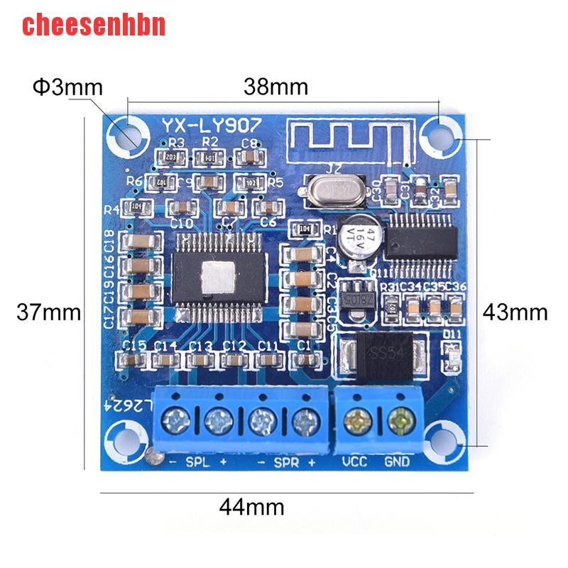 [cheesenhbn]TPA3116D2 50W x 2 Bluetooth Receiver Digital Amplifier Board 12-24V