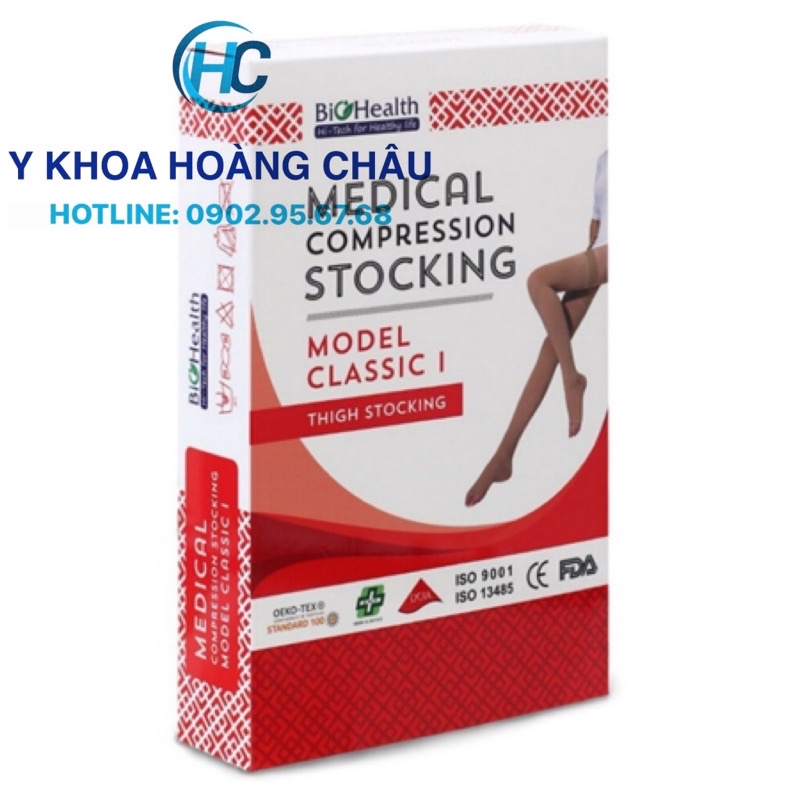 Vớ y khoa , vớ chống suy giãn tĩnh mạch Biohealth