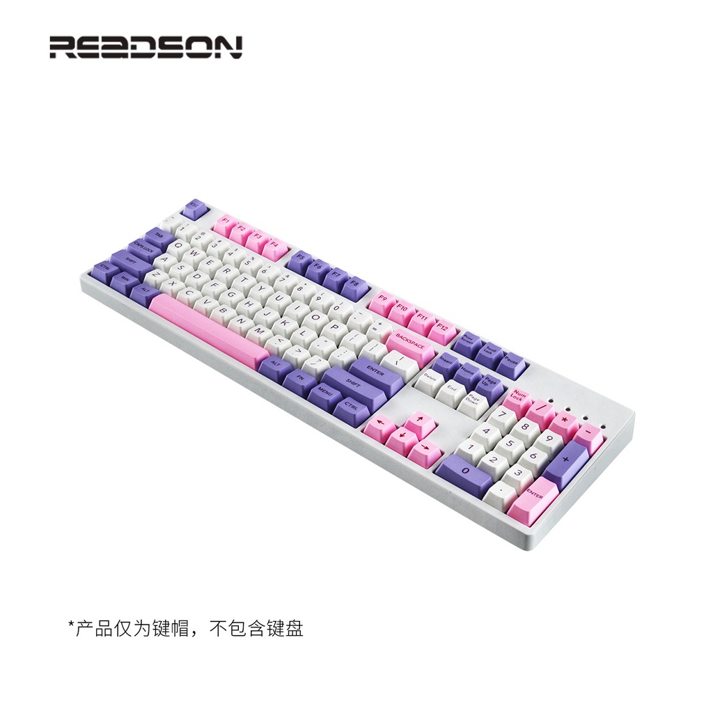 Bộ 104 Phím Thay Thế PBT104 Màu Hồng Phù Hợp Cho Bàn Phím Cơ