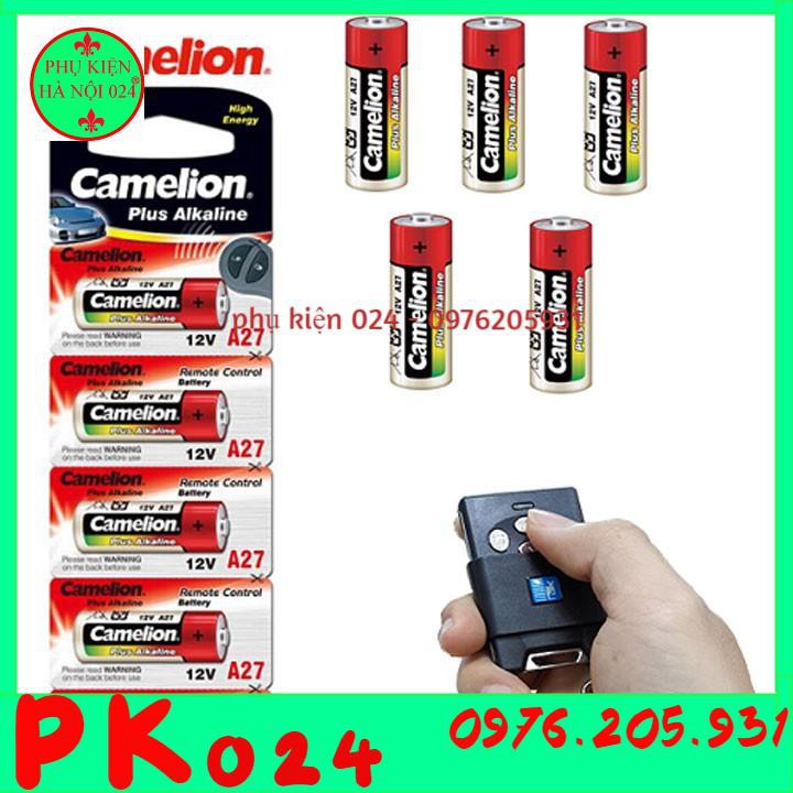 Bộ 5 Viên Pin 12V A27 Camelion Cho Remore, Cửa Cuốn