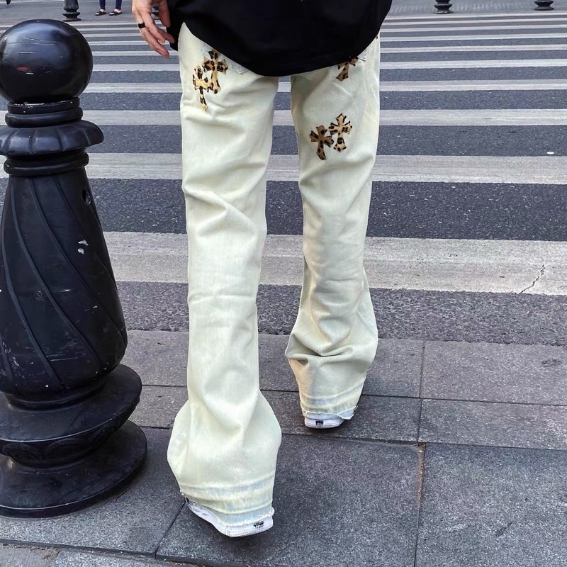 Quần Chorme hearts Da báo