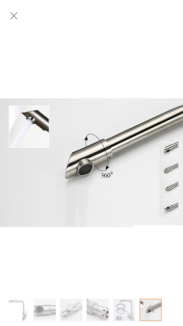 Vòi rửa bát nóng lạnh cao cấp inox 304 bảo hành 5 năm