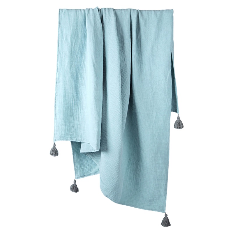Chăn Quấn Em Bé Bằng Cotton 4 Lớp 120x150cm