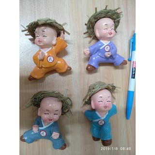 Bộ tượng chú tiểu múa võ
