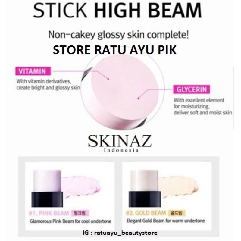 Kem bắt sáng Stick High Beam Benefit SkinAz