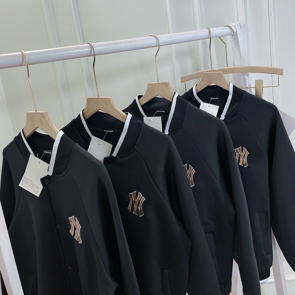 Áo khoác bomber unisex,  Áo bomber bóng chày NY thêu chất nỉ dày dặn, mặc đi học, đi chơi | BigBuy360 - bigbuy360.vn