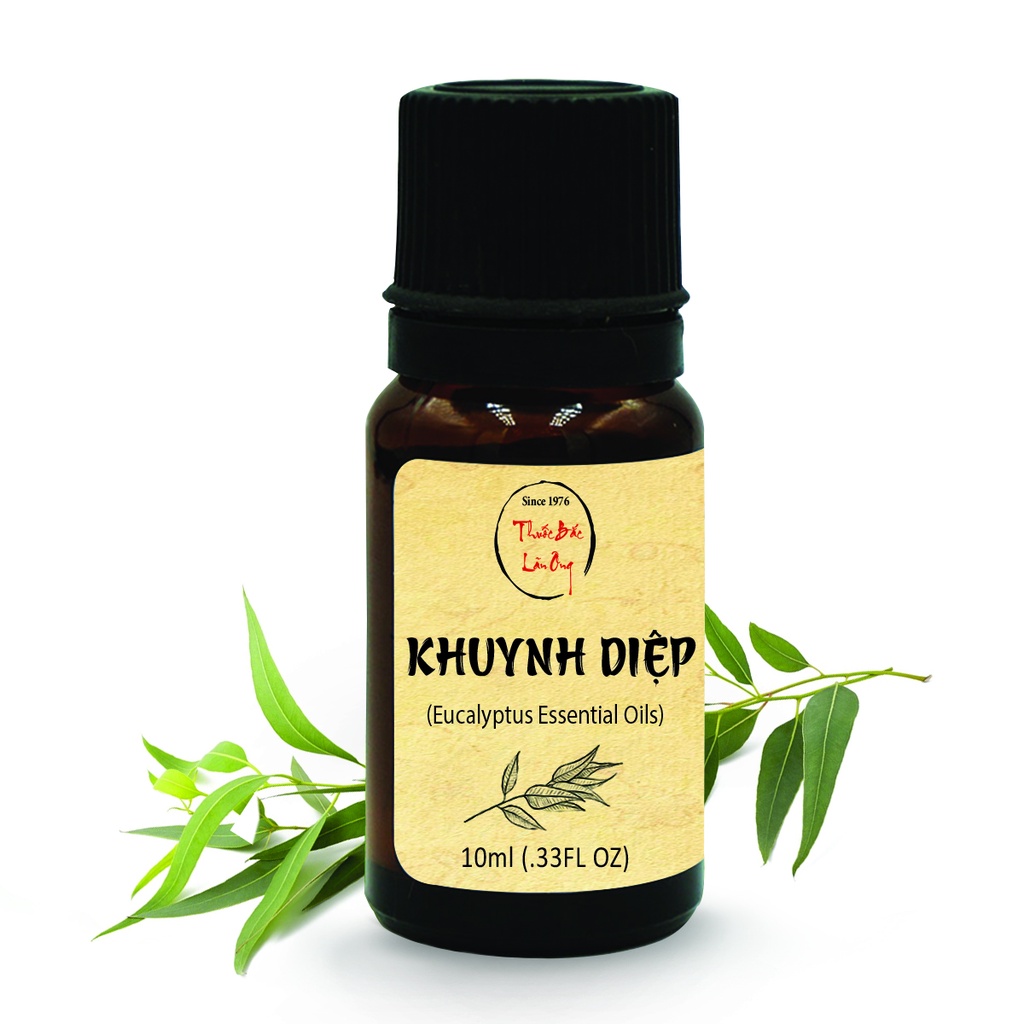 Tinh dầu Khuynh Diệp 20ml, giảm ho, cảm cúm, ngạt mũi, dị ứng, đuổi muỗi, côn trùng - Thuốc Bắc Lãn Ông