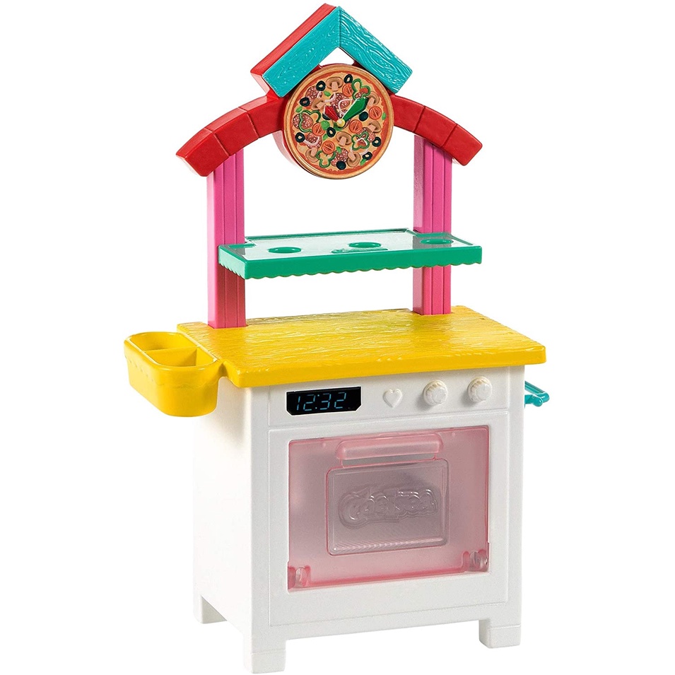 Búp Bê Barbie Chelsea Đầu Bếp Bánh Pizza Chef Playset