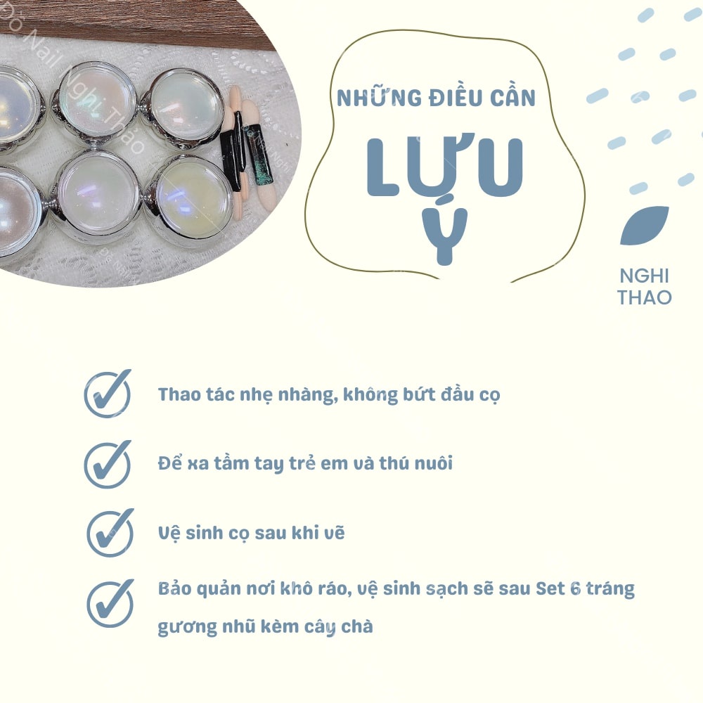 Set bột tráng gương ánh ngọc trai