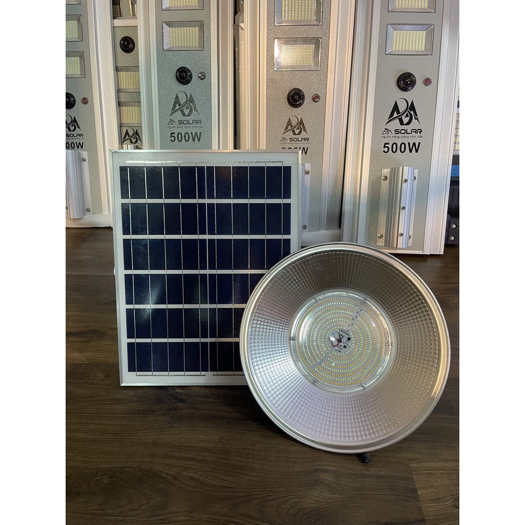 [300w] Đèn Treo Trần Năng Lượng Mặt Trời, Công Suất 300W, Sáng 3 Màu LED, Chiếu Sáng Trong Nhà- ABM SOLAR