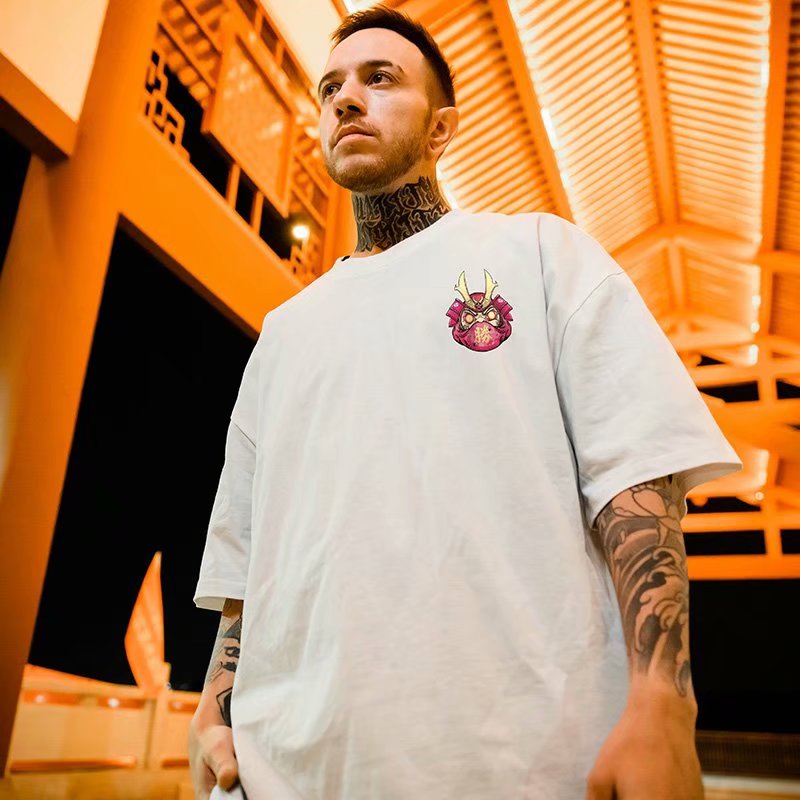 Áo Thun Form Rộng Tay Ngắn Phong Cách Âu Mỹ Size M-8Xl Cho Nam