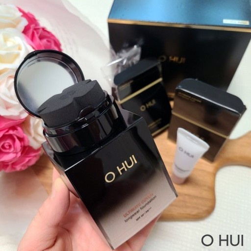 [Mã giảm 120K] Bộ Kem nền siêu che khuyết điểm da căng bóng OHUI Ultimate Cover Longwear Foundation SPF50+/PA +++