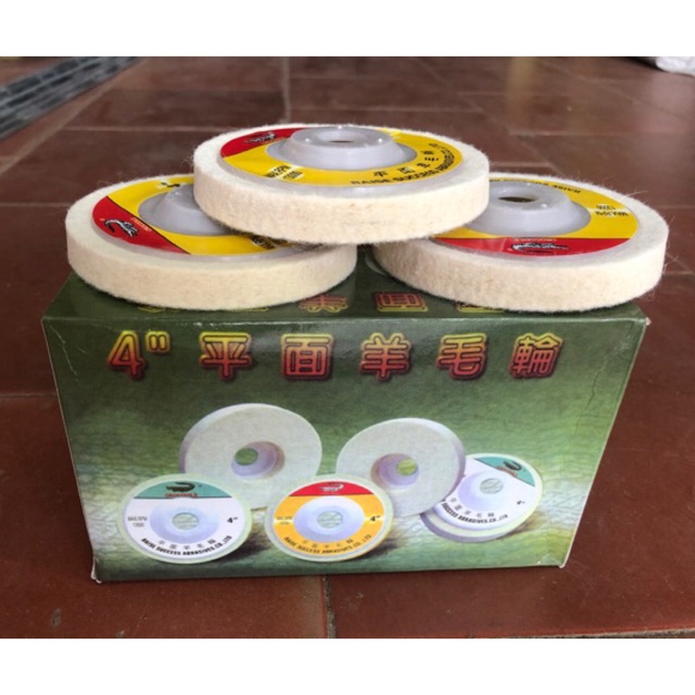 Bánh Nỉ Đánh Bóng 100mm LOẠI XỊN