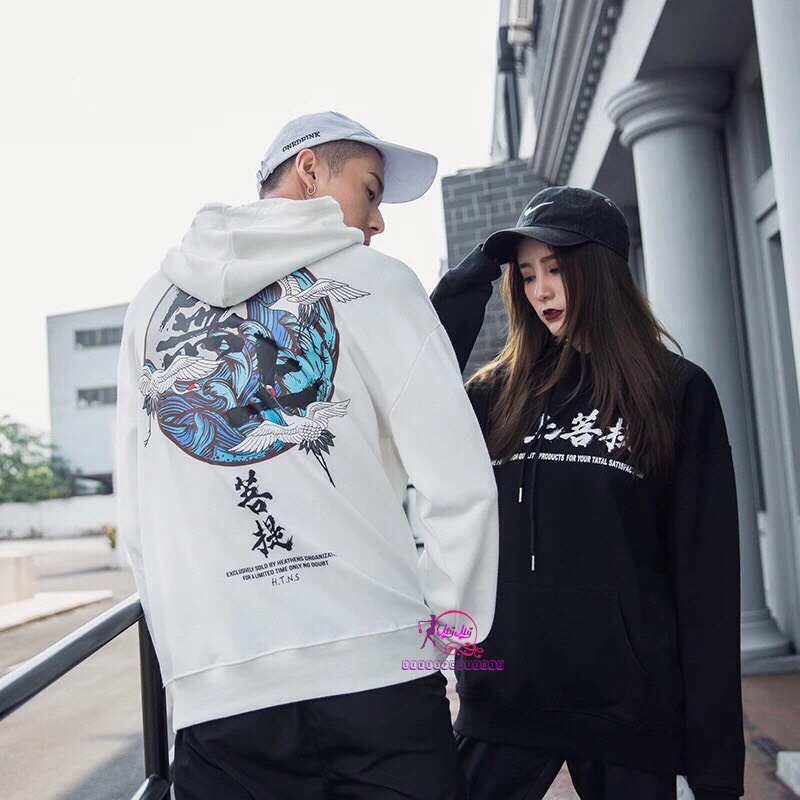 Áo Hoodie In Hình Hạc Form Chuẩn, Cực Đẹp TP7741 [NewUnisex]