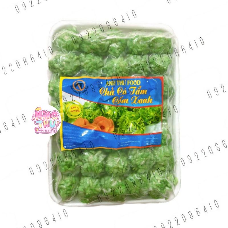 Cá viên tẩm cốm xanh 500g / 35 viên Thoại An / Ô ngon