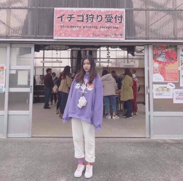 Áo Sweater nỉ dài tay TOO MANY mùa thu đông | BigBuy360 - bigbuy360.vn