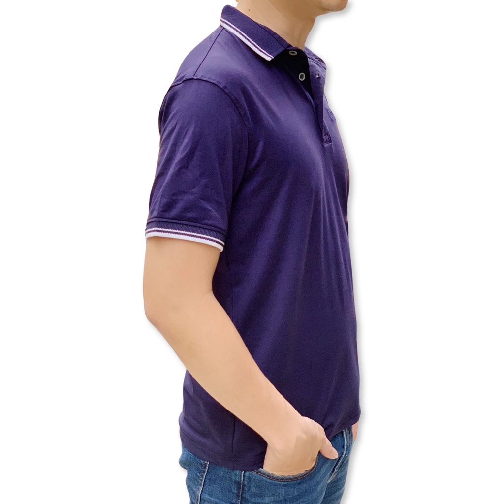 Áo Polo Nam Ngắn Tay Vải Cotton Mềm Mát SILBERKIDS