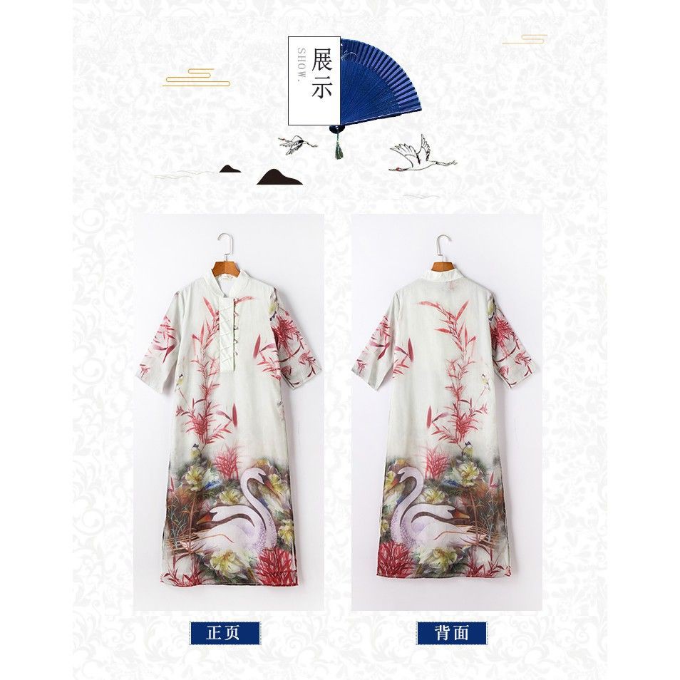 [ORDER] VÁY LIỀN XẺ TÀ HOẠ TIẾT