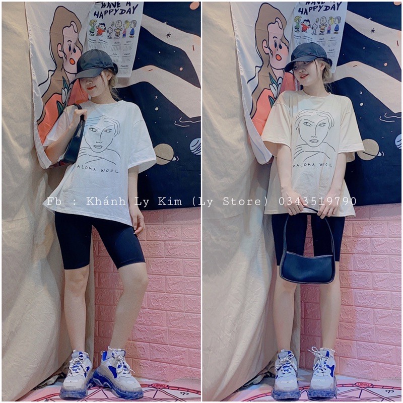 Quần legging ngố + áo thun QC | BigBuy360 - bigbuy360.vn