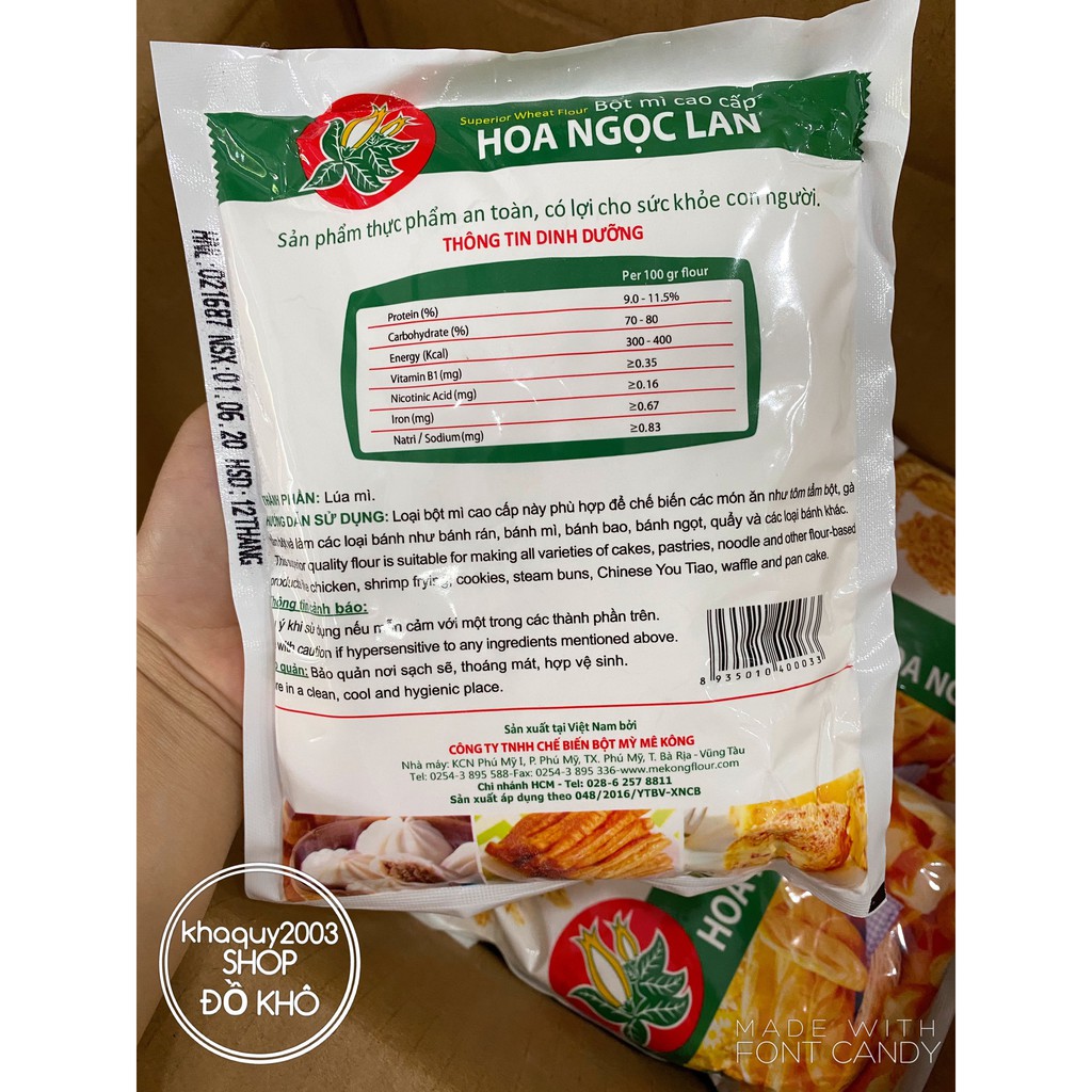 Bột mì Hoa Ngọc Lan
