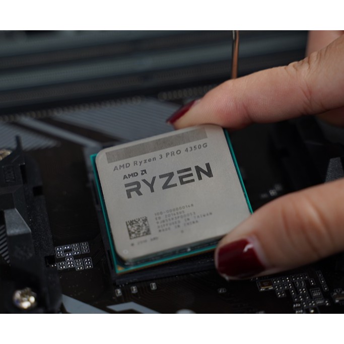 Bộ VXL CPU AMD Ryzen 3 PRO 4350G / 3.8 GHz / 6MB Cache / 4 cores / 8 threads / 65W / Socket AM4 - Hàng Chính Hãng