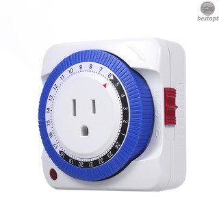 B&O 24 Hours Plug-in Timer Switch Mechanical Timing Socket Time Controller