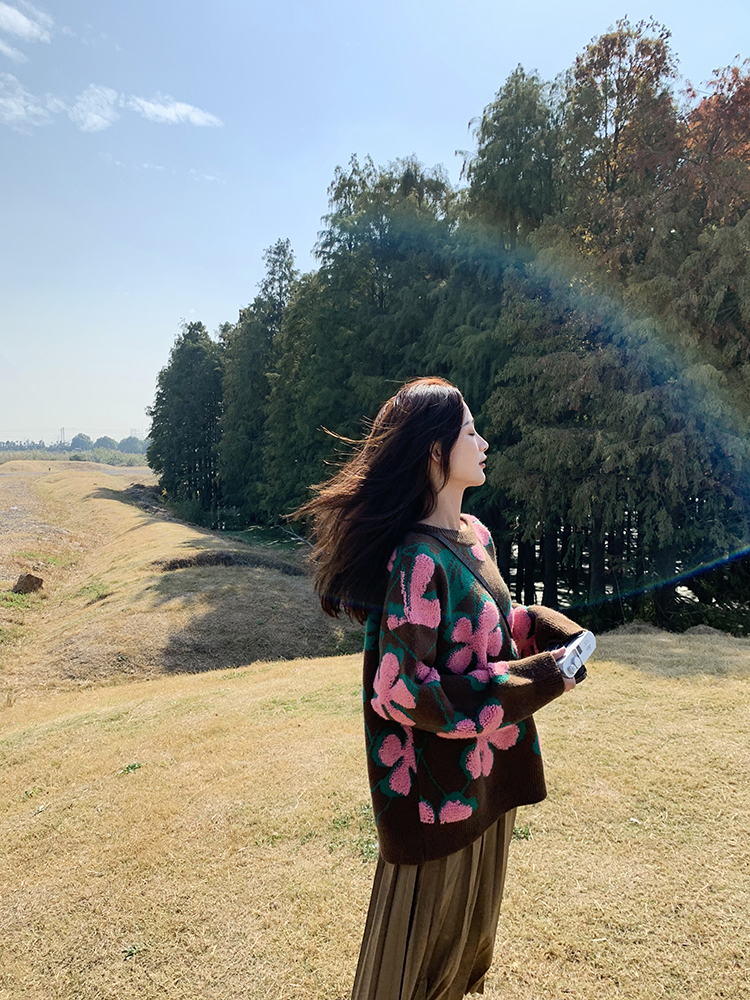 Áo Khoác Sweater Dáng Rộng Xinh Xắn Dành Cho Nữ | BigBuy360 - bigbuy360.vn