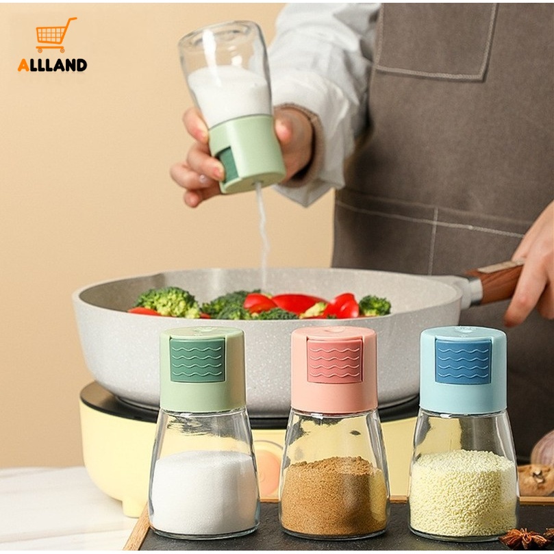 Lọ Thủy Tinh Đựng Gia Vị 180ML Màu Sắc Ngẫu Nhiên